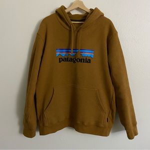 Patagonia logo hoodie mens XL